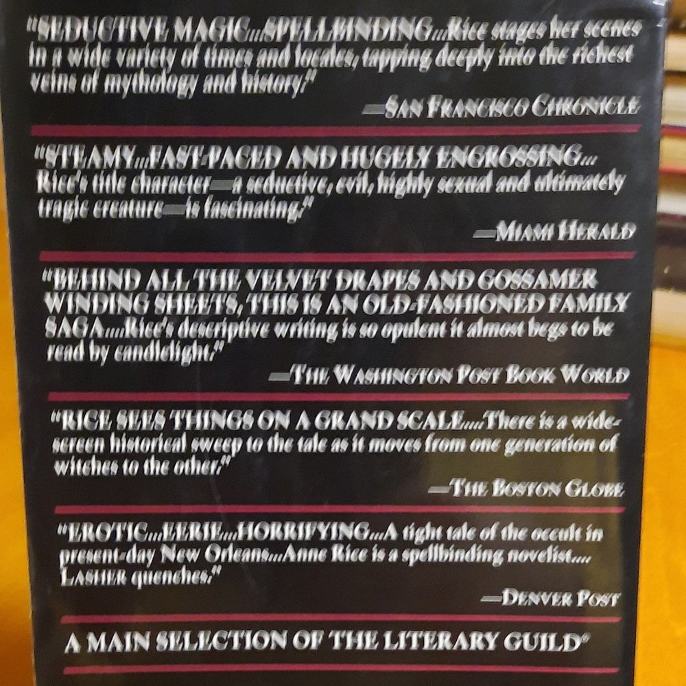 Large Paperback Book "Lasher" by Anne Rice - Picture 2 of 5